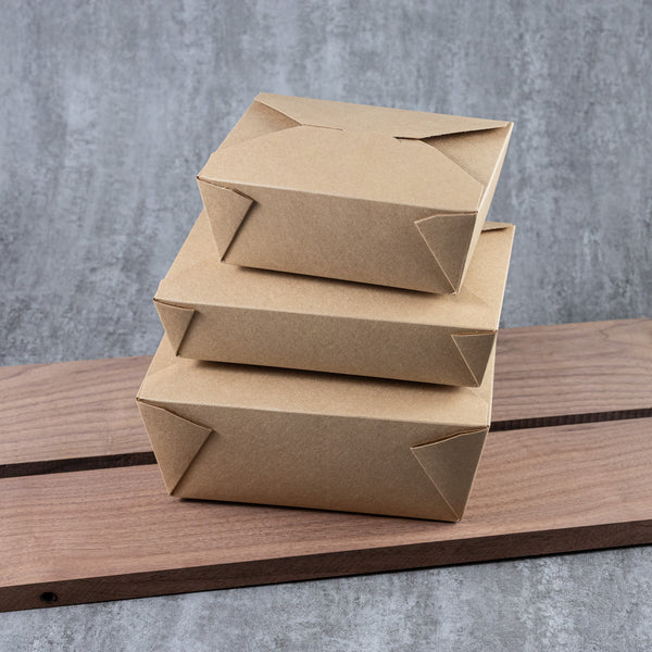 Brown Paper Takeout Box 48oz - 110oz