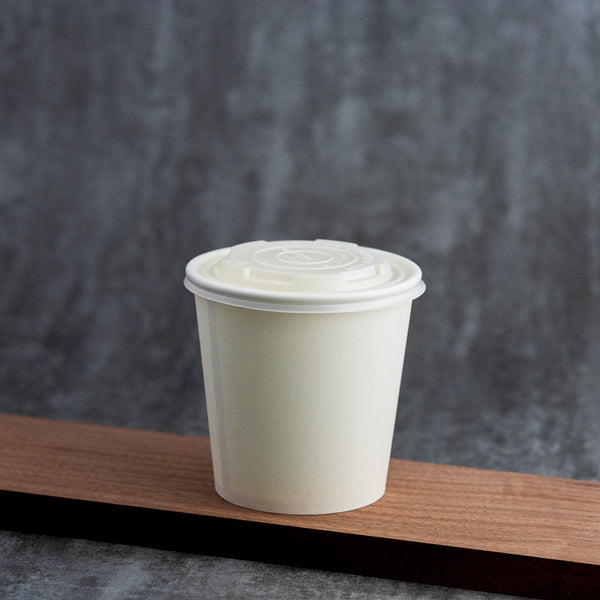 PLA Paper Soup Cup 8-32oz - CPLA Lid 115mm