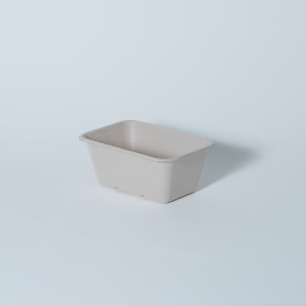 Molded Fiber Rectangle Box 22-34 oz