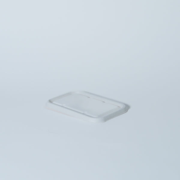 Molded Fiber Rectangle Box 15-34oz - Molded Fiber Lid