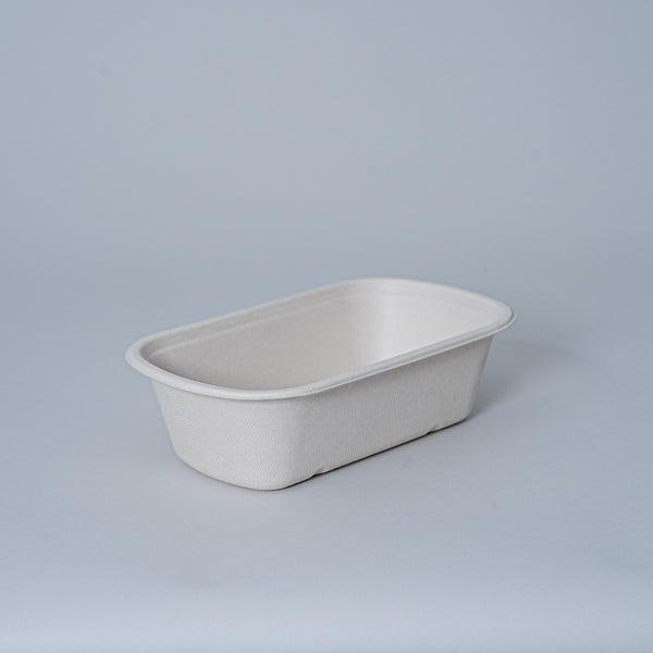 Molded Fiber Rectangle Container 25oz - 41oz