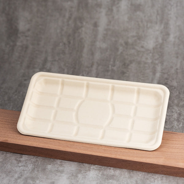 Molded Fiber Meat Tray - 10.8" x 5.9"