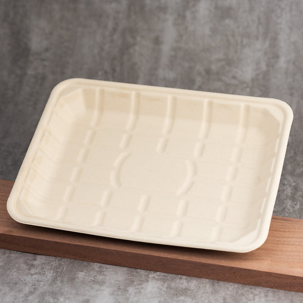 Molded Fiber Meat Tray - 9.1" x 11.7"