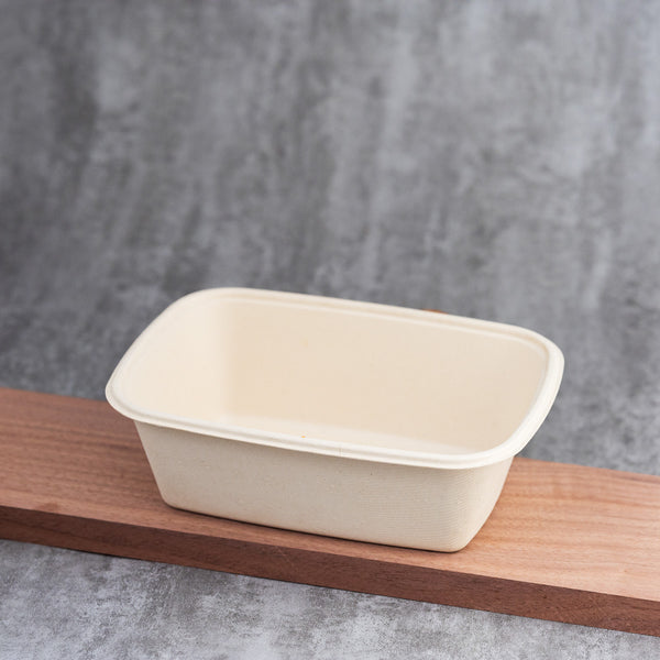 Molded Fiber Rectangle Container 25oz-47oz